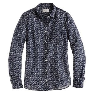J Crew Button Up Blouse